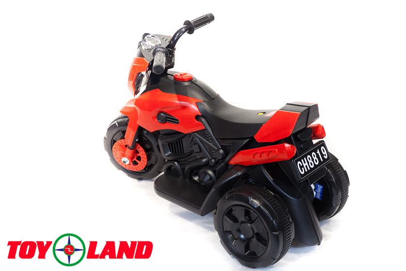 Электромотоцикл Toyland красного цвета  